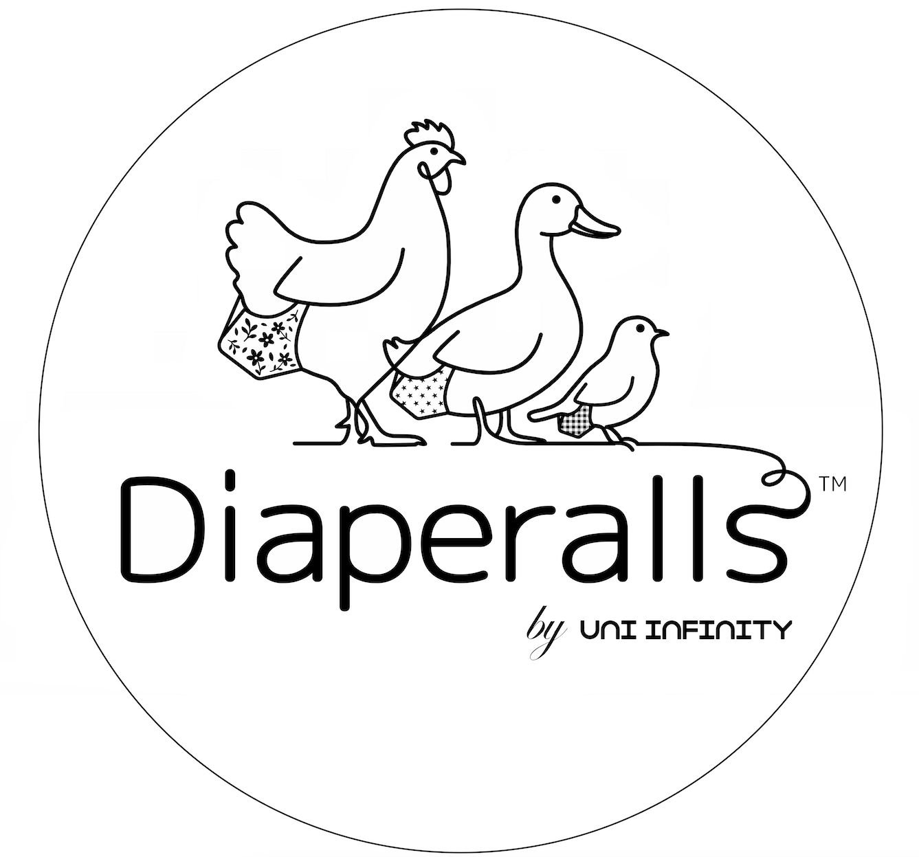 Duck Diapers Diaperalls, Adjustable - #1 Best Seller on Amazon