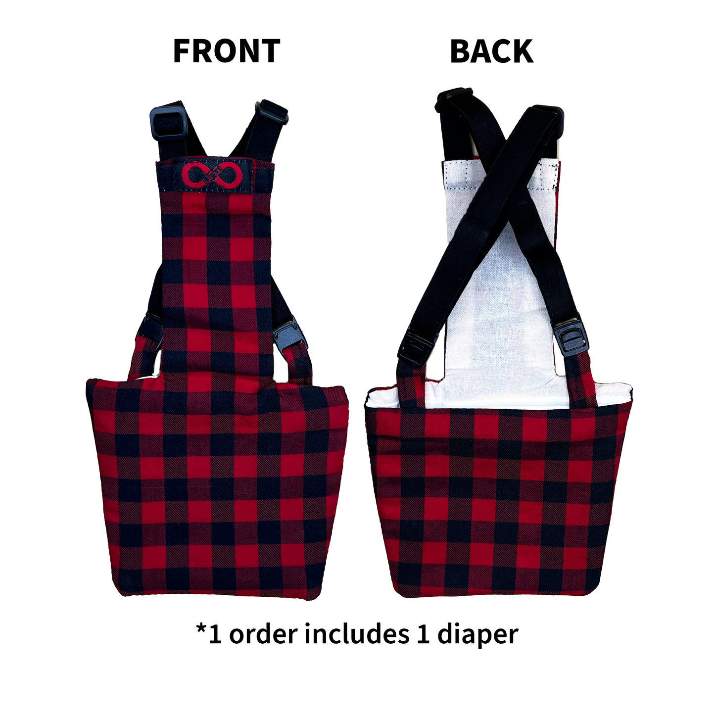 Chicken Diapers Diaperalls, Adjustable, Washable - #1 Best Seller on Amazon